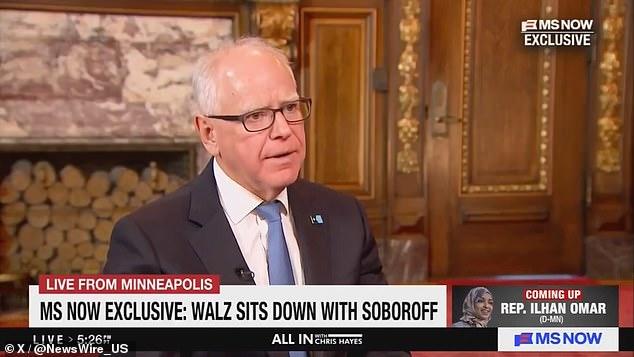 Tim Walz says political career is OVER after Minnesota fraud fallout and ICE shootings: 'Never again'
