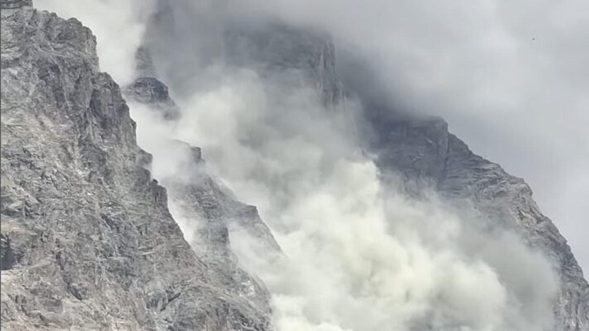 The Alps are crumbling: Climbers face deadly risk as Europe's scorching summer triggers record rockfalls - with Mont Blanc the worst hit, scientists warn