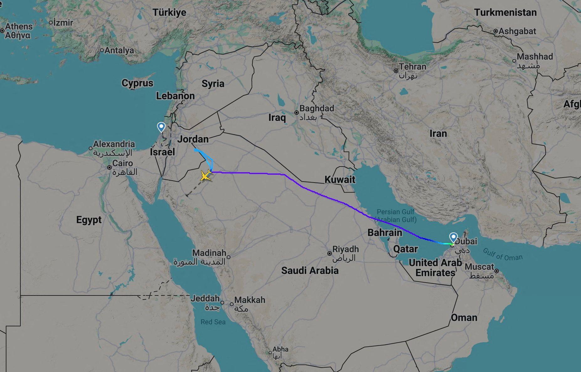 UAE-Israel flight survives suspected hijacking